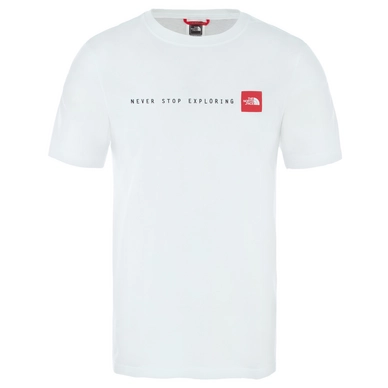 T-Shirt The North Face Men S/S NSE Tee TNF White TNF Red