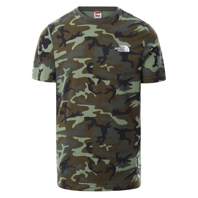 T-Shirt The North Face Men S/S Simple Dome Tee Thyme Brushwood Camo Print