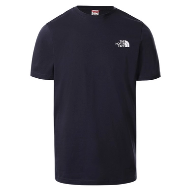 T-Shirt The North Face S/S Simple Dome Tee Aviator Navy TNF White Herren