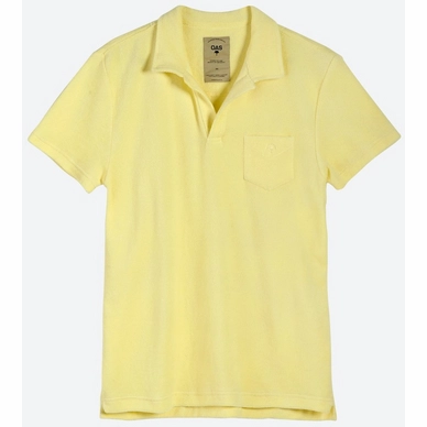 Shirt OAS Men Solid Yellow Terry Shirt