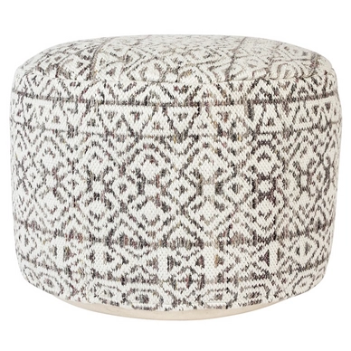 Poef White Label Living Liv Plum