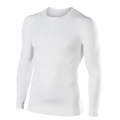 Long Sleeve T-Shirt Falke Men Maximum Warm T White