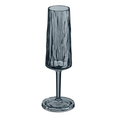 Champagneglas Koziol Club No. 5 Transparent Grey (6-Delig)