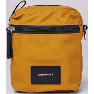 Sac à Bandoulière Sandqvist Sixten Vegan Bronze With Bronze Webbing