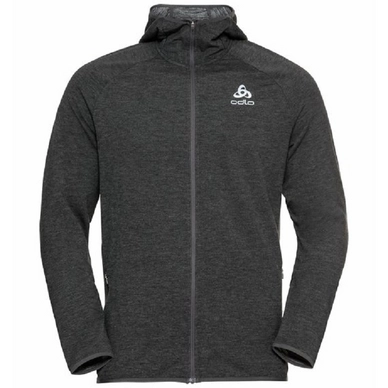 Veste Odlo Homme Hoody Midlayer Run Easy 365 Black Melange