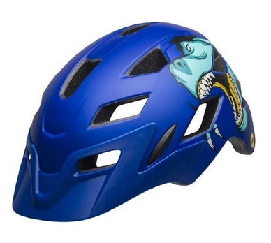Fietshelm Bell Sidetrack Child T-Rex Matte Blue