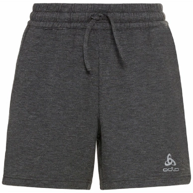 Sportbroek Odlo Women Shorts Run Easy 5 Inch Black Melange