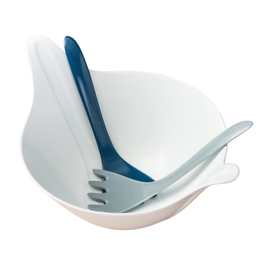 Salatschüssel Koziol Leaf 2.0 Weiß / Blau