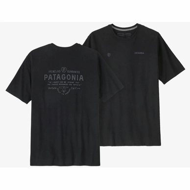 T-Shirt Patagonia Forge Mark Responsibili Tee Herren Black