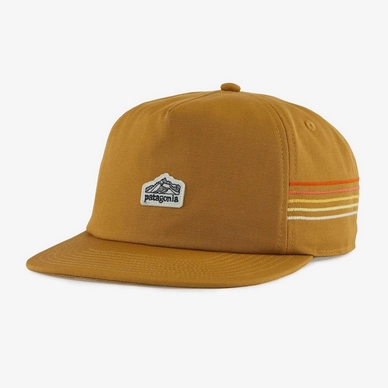 Casquette Patagonia Unisexe Line Logo Ridge Stripe Funfarer Cap Oaks Brown