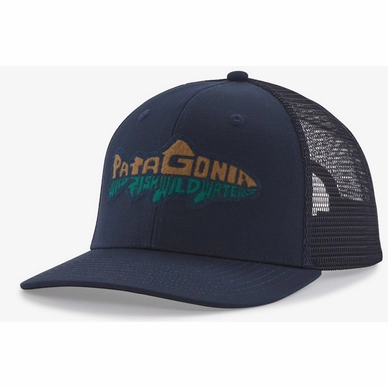 Cap Patagonia Unisex Take A Stand Trucker Hat New Navy Wild Waterline