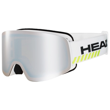 Skibril HEAD Infinity Race White / Silver (+ Sparelens)