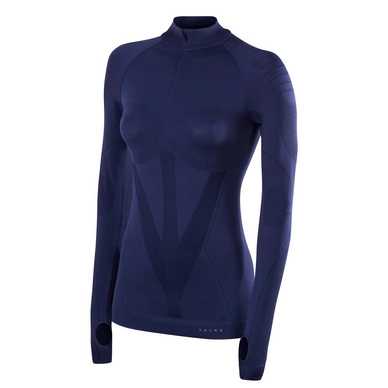 Sous-vêtement thermique Falke Women Zipshirt T Dark Night Bleu Nuit