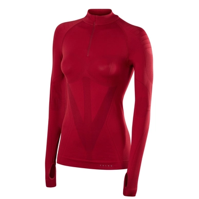 Sous-vêtement thermique Falke Women Zipshirt T Ruby Rouge