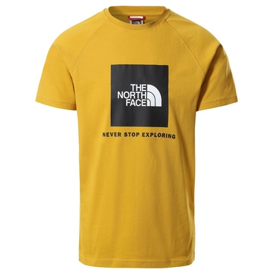 T-Shirt The North Face Homme S/S Rag Red Box Tee Arrowwood Yellow