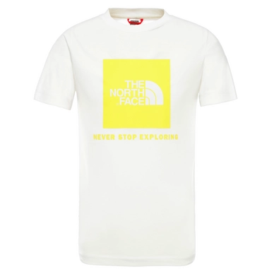 T-Shirt The North Face Youth S/S Box Tee TNF White TNF Lemon