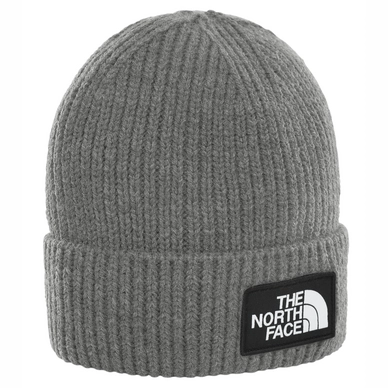 Bonnet The North Face Logo Box Cuf Beanie Regular TNF Medium Grey Heather