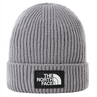 Muts The North Face Logo Box Cuf Beanie Regular Tradewinds Grey