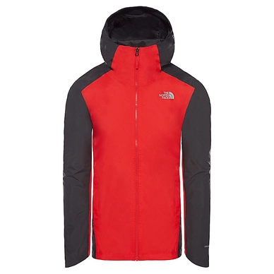Jas The North Face Men Ondras 2L Asphalt Grey Fiery Red