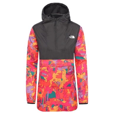 Jas The North Face Women Print Fanorak Mr.Pink