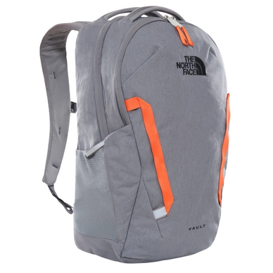 Rugzak The North Face Vault Zinc Grey Dark Heather Persian Orange