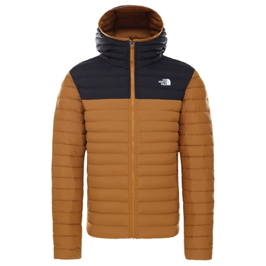 Jacke The North Face Stretch Down Hoodie Timber Tan / TNF Black Herren