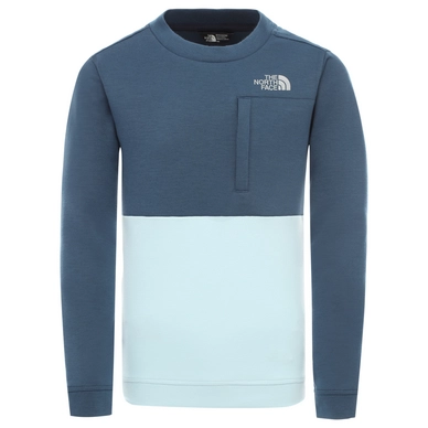 Trui The North Face Boys Slacker Crew Blue Wing Teal