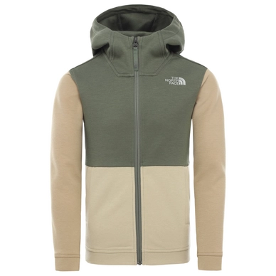 Vest The North Face Boys Slacker Full Zip Hoodie Thyme
