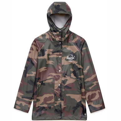 Jas Herschel Supply Co. Women's Rainwear Classic Woodland Camo White Classic Logo 2