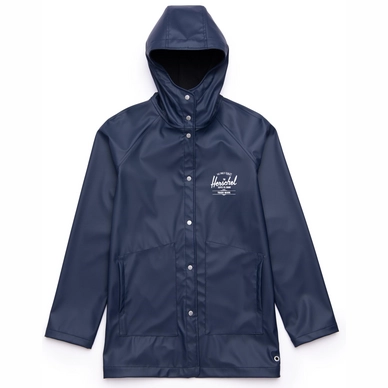 Jas Herschel Supply Co. Women's Rainwear Classic Peacoat White Classic Logo 2