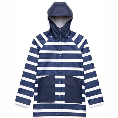Jas Herschel Supply Co. Women's Rainwear Classic Border Stripe Peacoat