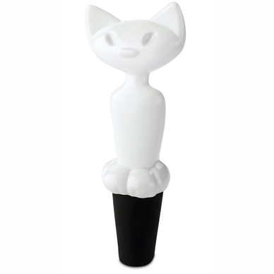 Weinverschluss Koziol Miaou Cotton White