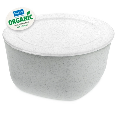 Lunchbox Koziol Connect Box 4 Schaal met Deksel 4 liter Organic Grey Organic White