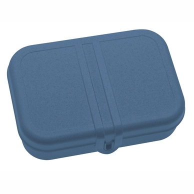 Brotdose Koziol Pascal L mit Kompartiment Organic Deep Blue