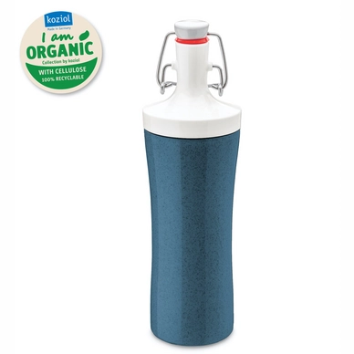 Gourde Koziol Plopp To Go 425 ml Organic Deep Blue