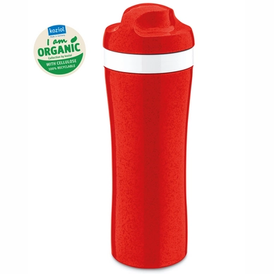 Wasserflasche Koziol Oase 425 ml Organic Red