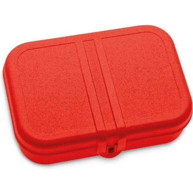 Brotdose Koziol Pascal L mit Kompartiment Organic Red