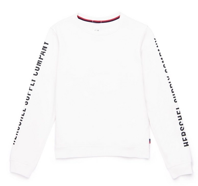 Trui Herschel Supply Co. Women's Crewneck Sleeve Print Blanc de Blanc Black