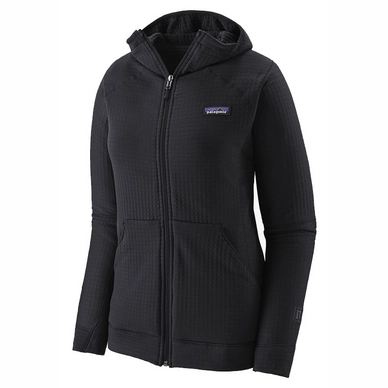 Zip Sweatshirt Patagonia Women's R1 Full Zip Hoody Black
