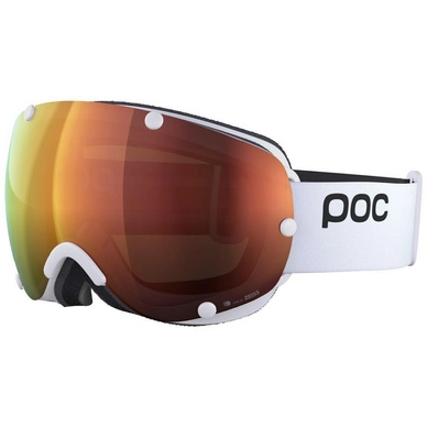 Masque de Ski POC Lobes Clarity Hydrogen White/Spektris Orange