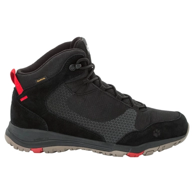 Wanderschuh Jack Wolfskin Activate XT Texapore Mid Black Red Herren