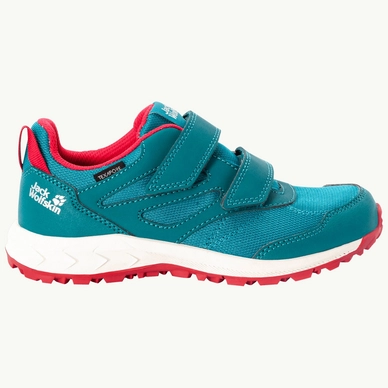 Walking Shoes Jack Wolfskin Kids Woodland Texapore Low VC Turquise Pink