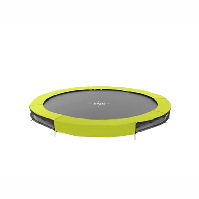 Trampoline EXIT Toys Silhouette Ground 244 Lime