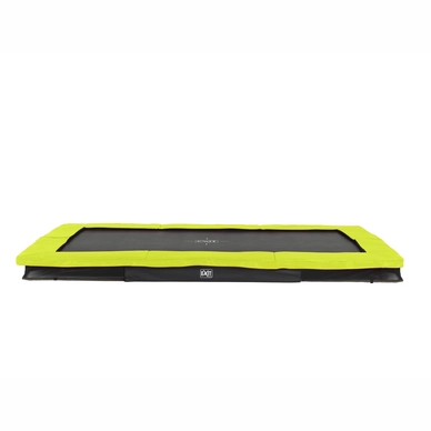 Trampoline EXIT Toys Silhouette Ground Rectangular 366 x 244 Lime