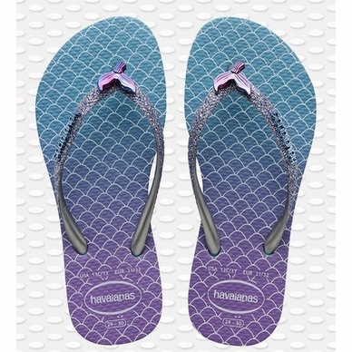 Slipper Havaianas Kids Slim Glitter II Blue
