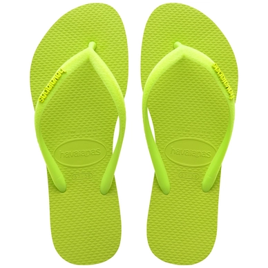 Flip Flops Havaianas Slim Velvet Neon Lemon Green Damen
