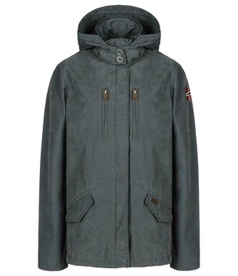 Winterjas Napapijri Adamus Grey Green Women