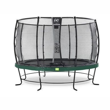 Trampoline EXIT Toys Elegant 366 Green Safetynet Deluxe