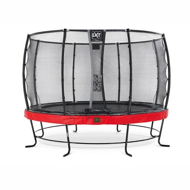 Trampoline EXIT Toys Elegant Premium 366 Red Safetynet Deluxe