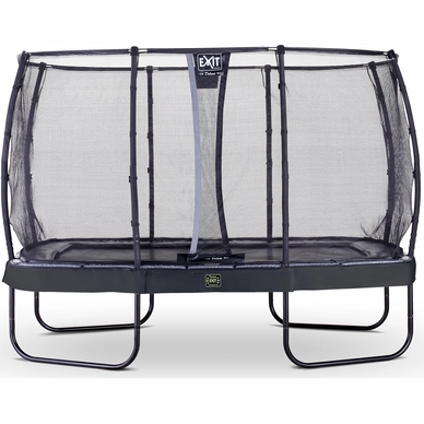 Trampoline EXIT Toys Elegant Premium Rectangular 427 x 244 Black Safetynet Deluxe